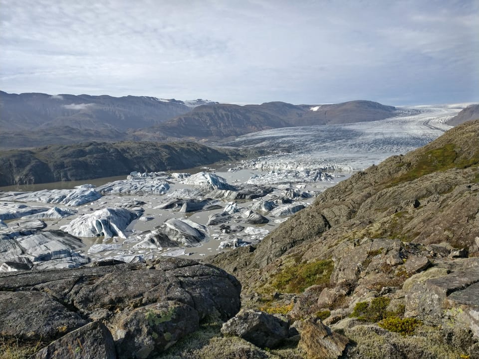 Sonntag, 17. 9. - Höfn, Hoffellsjökull-Wanderung, Hoffells hot pot, Flaajökull