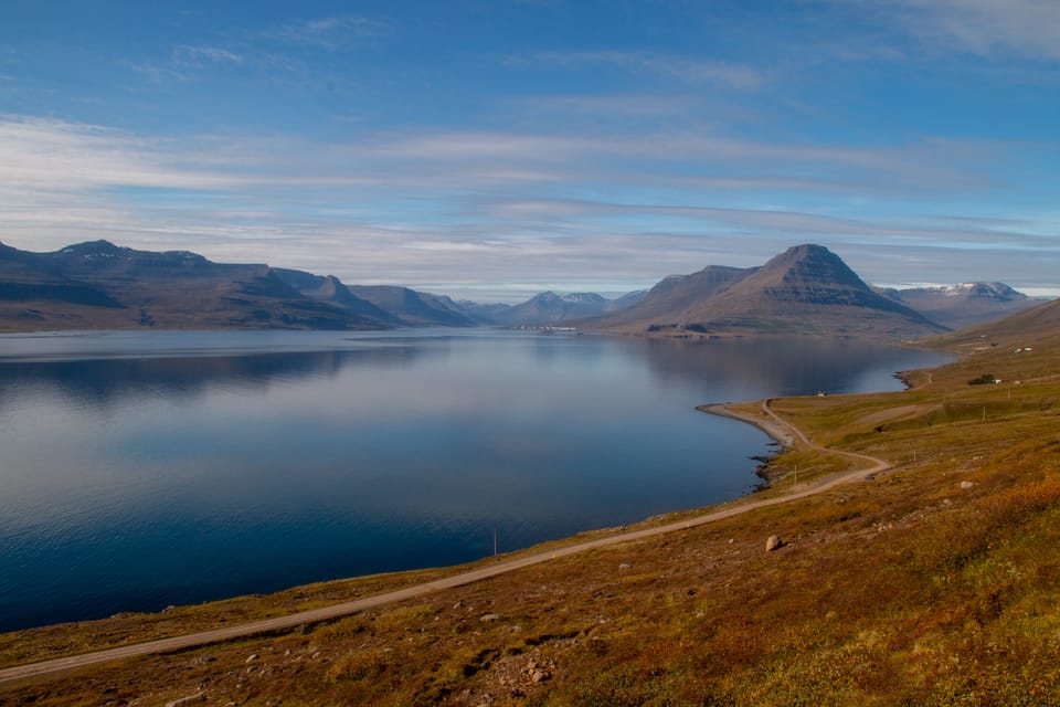 Freitag, 15. 9. - Ostfjorde, Holmaborg-Halbinsel, Calcit-Steinbruch, Vödlavik